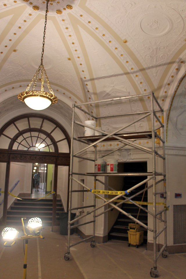 85th Street Foyer - During Restoration
